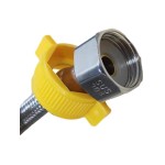 Stainless Steel Wire Braided Hose Flexible Water Plumbing Pipe Bathroom Kitchen Sink Hot Cold Water Inlet Hoses for Toilet/Taps